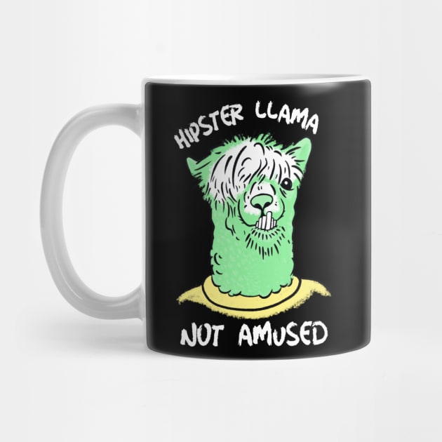 Hipster Llama Not Amused by The WYLD Tribe